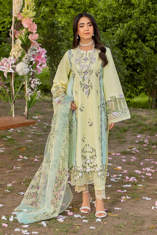 Celestine Mint Petals Mehek Full Embroidered Salwar Kameez Suit