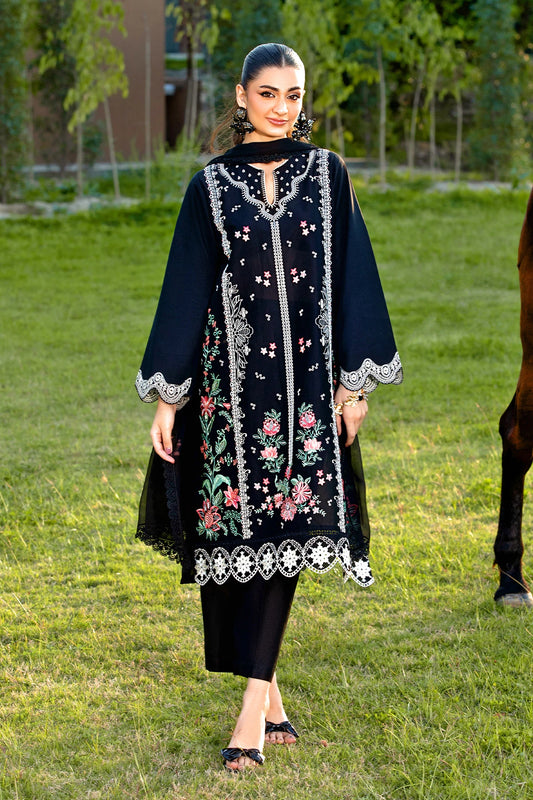 Floral Black Mehek Salwar Kameez Suit