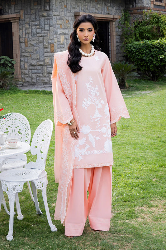 Dreamy Peach Mehek Farshi Shalwar Suit