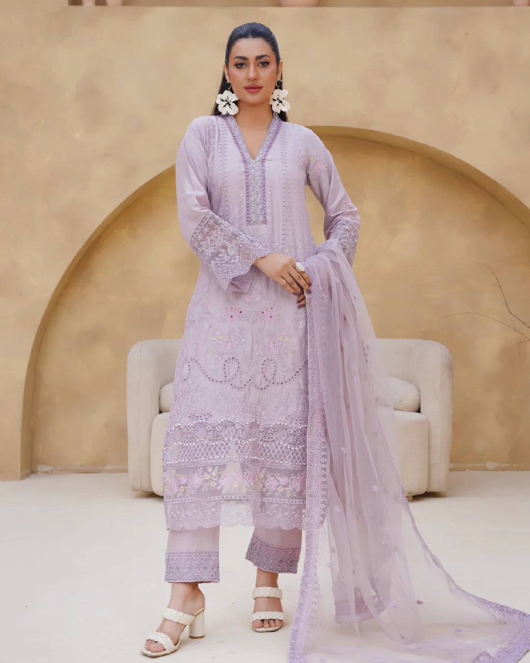 LIGHT PURPLE AMAARA COLLECTION DNZ NO-1156