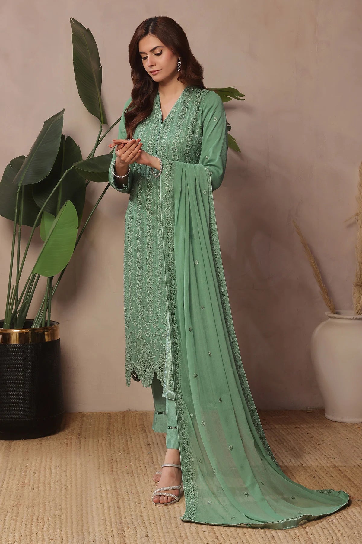 Haya Apple Green Salwar Kameez