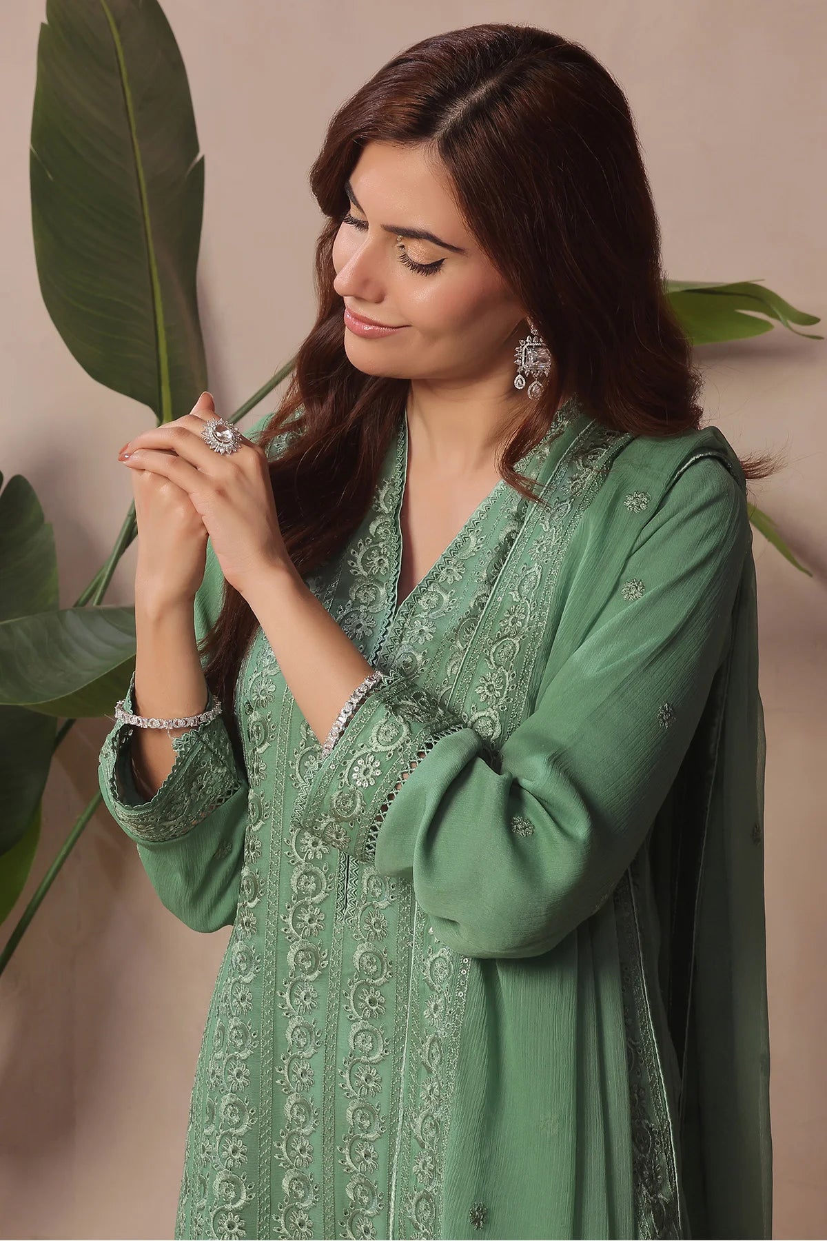 Haya Apple Green Salwar Kameez