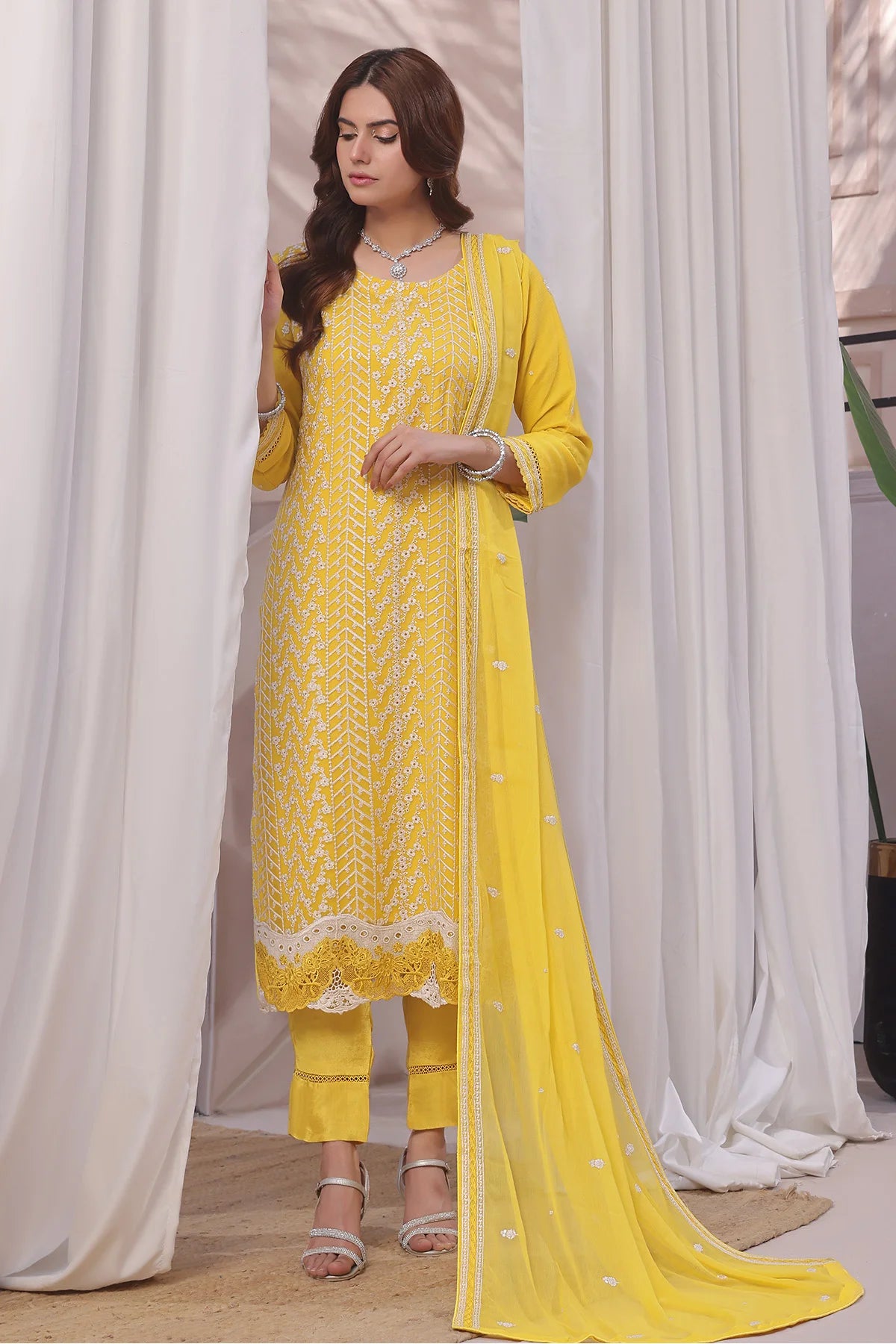 Haya Yellow Salwar Kameez