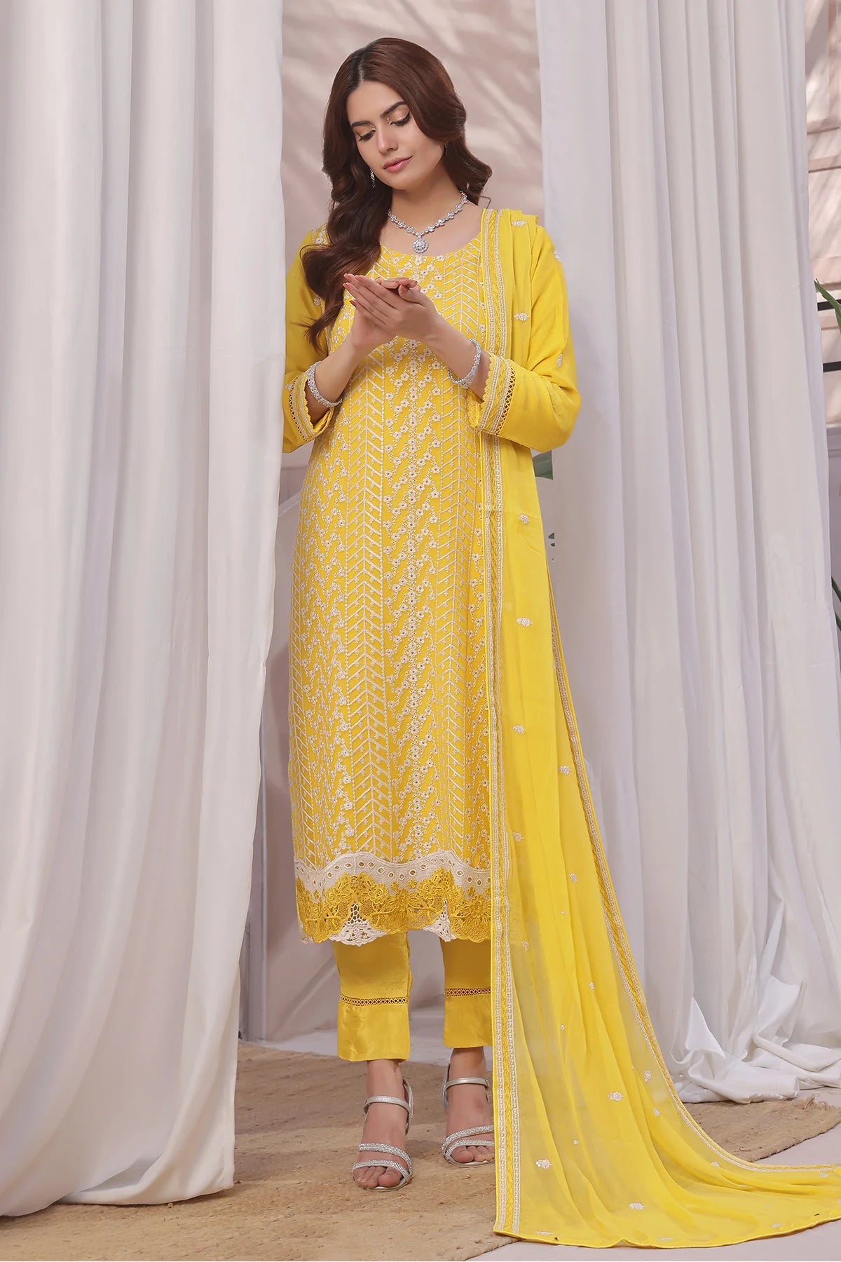 Haya Yellow Salwar Kameez