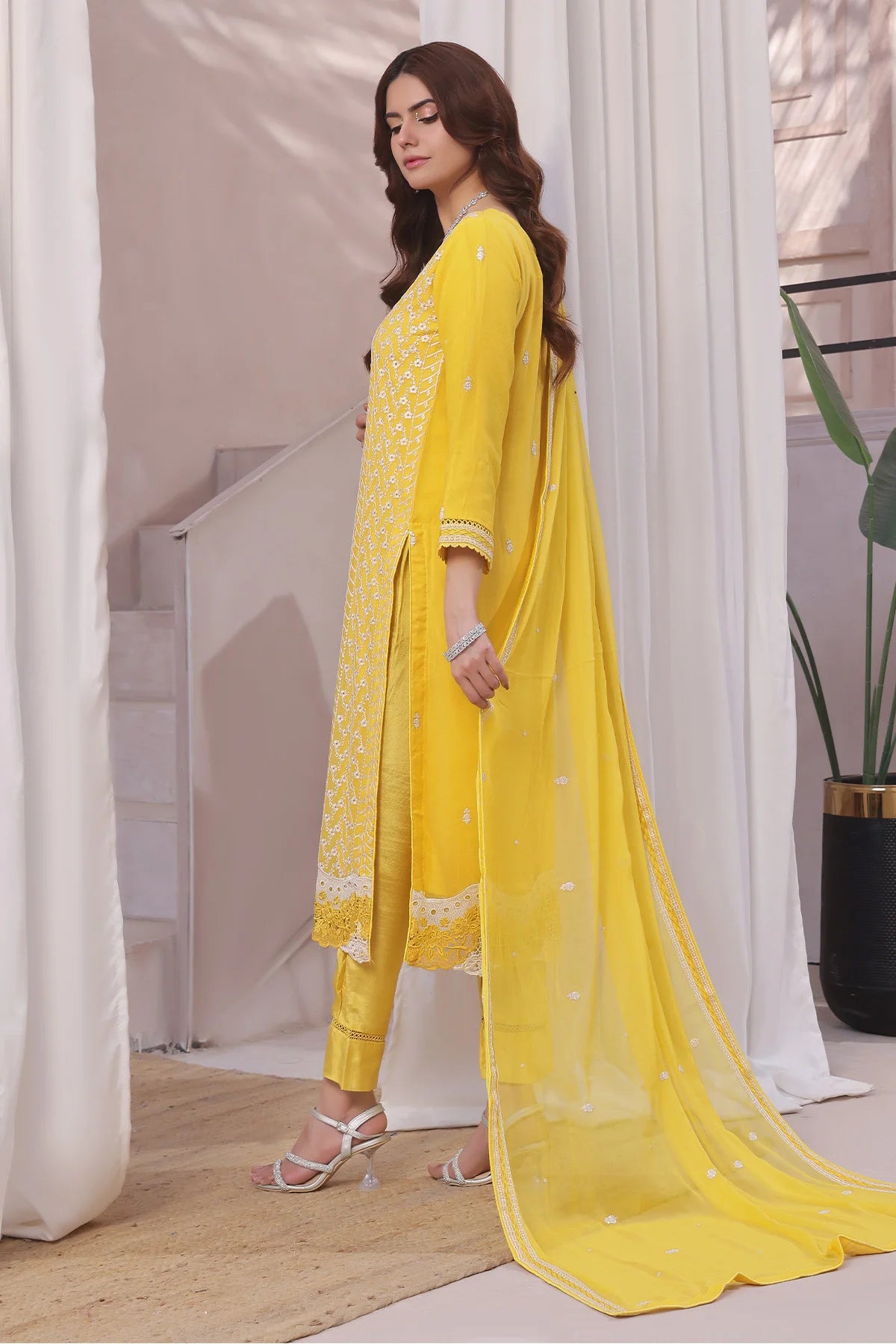 Haya Yellow Salwar Kameez