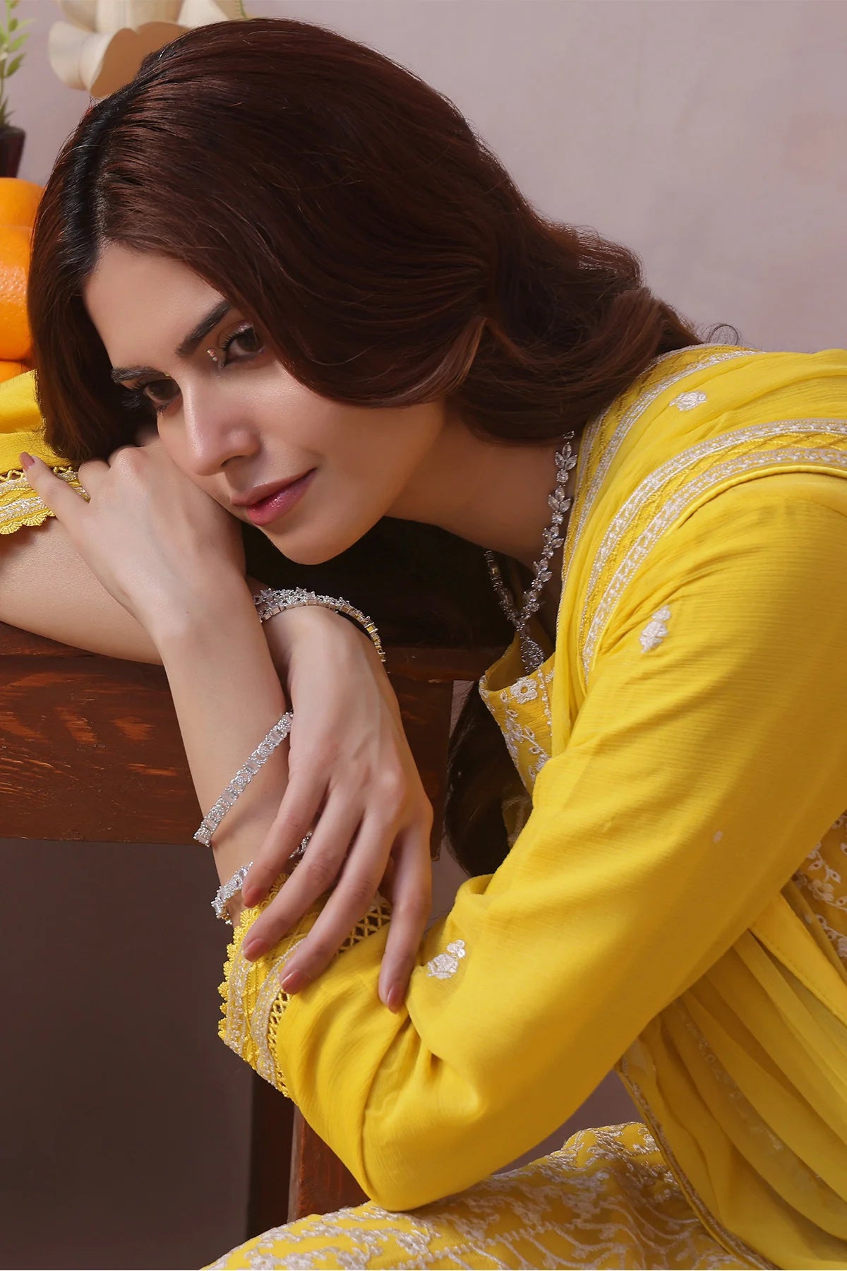 Haya Yellow Salwar Kameez