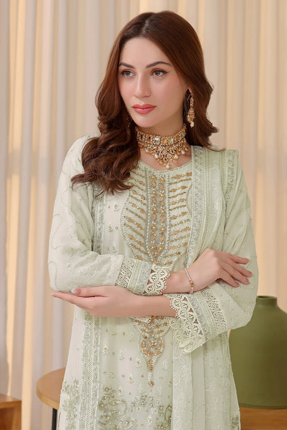 Light Mint Hania Sequin Beadwork Salwar Kameez