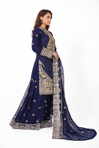 Navy Blue Kashif Collection