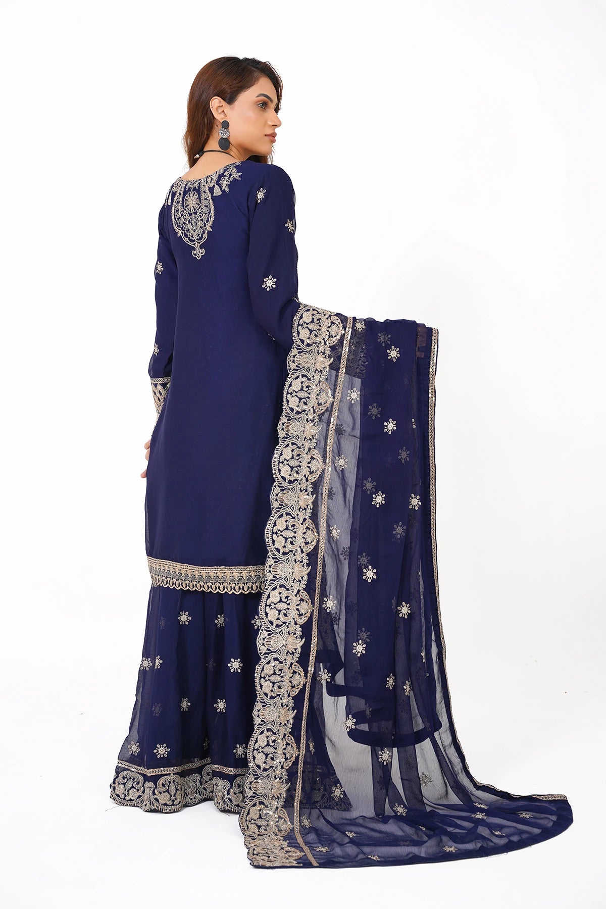 Navy Blue Kashif Collection