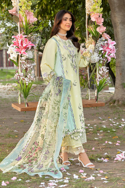 Celestine Mint Petals Mehek Full Embroidered Salwar Kameez Suit