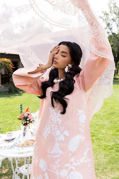 Dreamy Peach Mehek Farshi Shalwar Suit