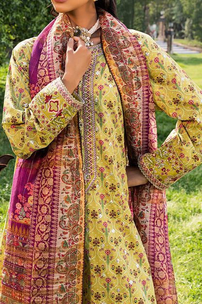 Mehek Lime Green Frock Suit