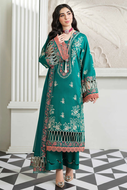 Teal Embroidered Kurta Set | Ready to Wear | Doli London