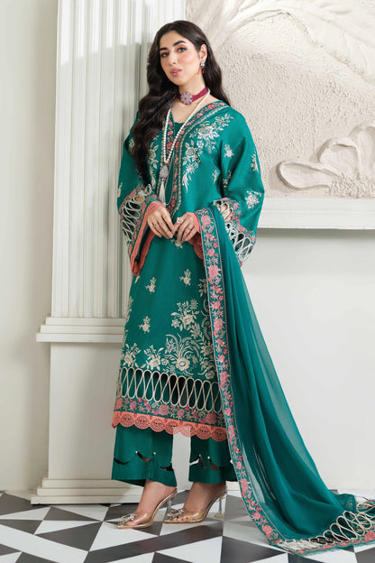 Teal Embroidered Kurta Set | Ready to Wear | Doli London