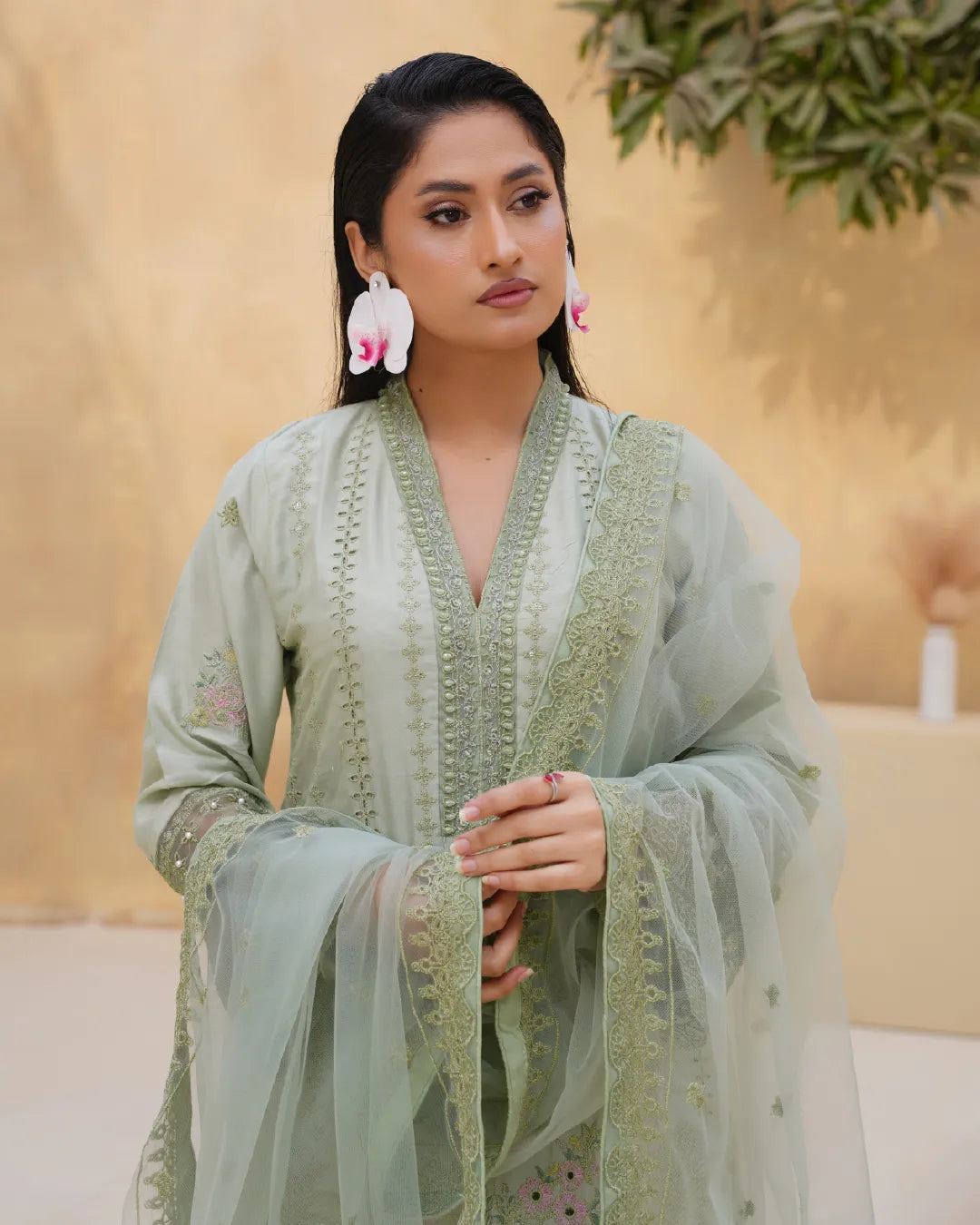 SAGE GREEN AMAARA COLLECTION DNZ NO-1156