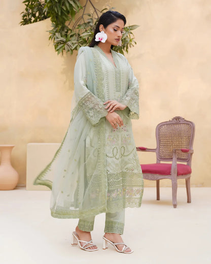 SAGE GREEN AMAARA COLLECTION DNZ NO-1156