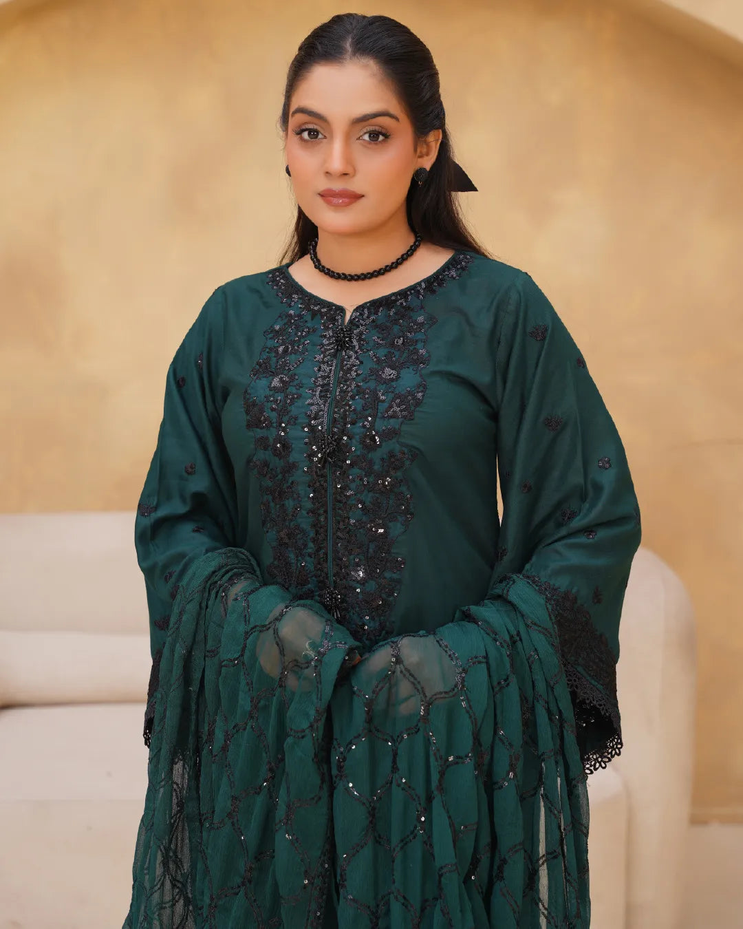 EMERALD GREEN AMAARA COLLECTION DNZ NO-1524