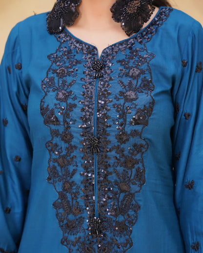 TEAL BLUE AMAARA COLLECTION DNZ NO-1524
