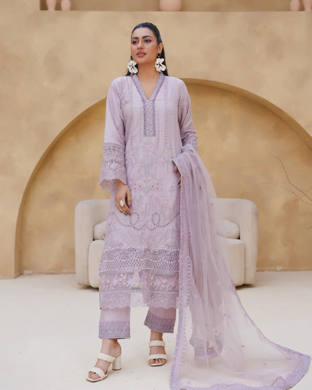 LIGHT PURPLE AMAARA COLLECTION DNZ NO-1156