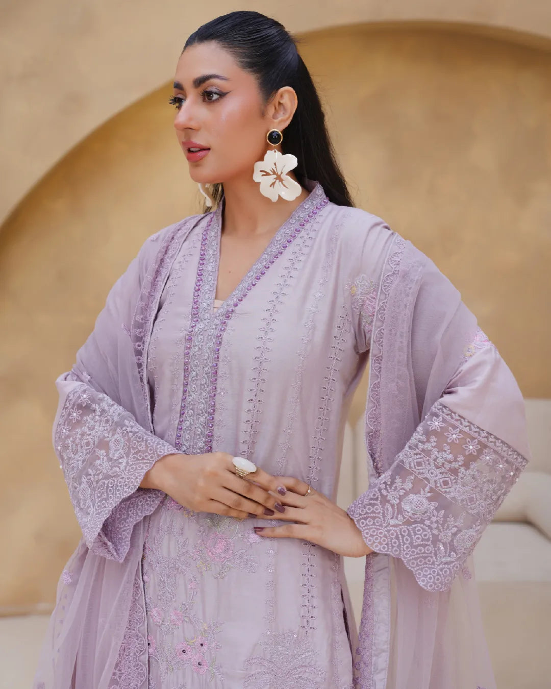 LIGHT PURPLE AMAARA COLLECTION DNZ NO-1156