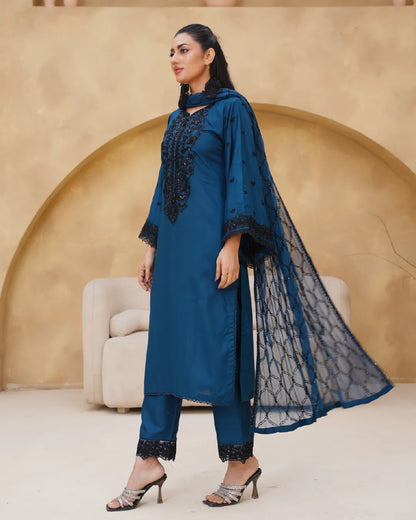 TEAL BLUE AMAARA COLLECTION DNZ NO-1524