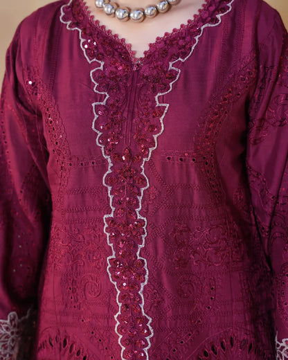 MAROON AMAARA COLLECTION DNZ NO-1601