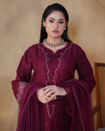 MAROON AMAARA COLLECTION DNZ NO-1601