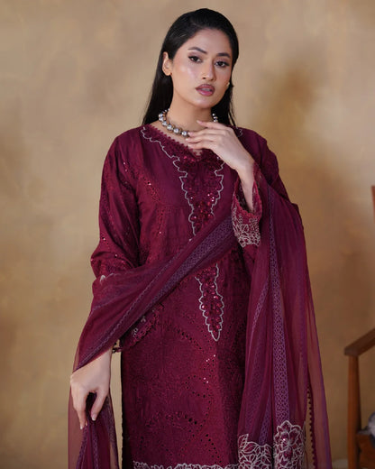 MAROON AMAARA COLLECTION DNZ NO-1601