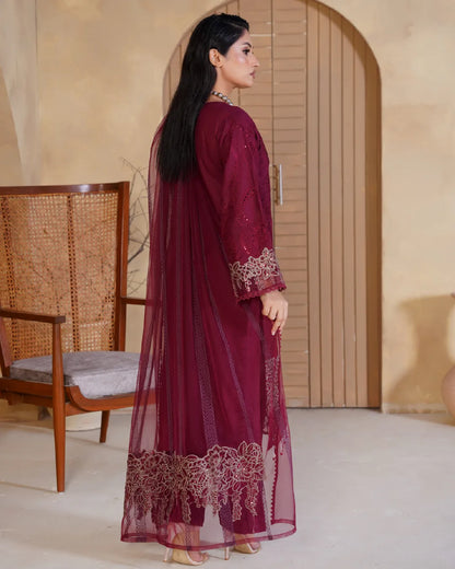 MAROON AMAARA COLLECTION DNZ NO-1601