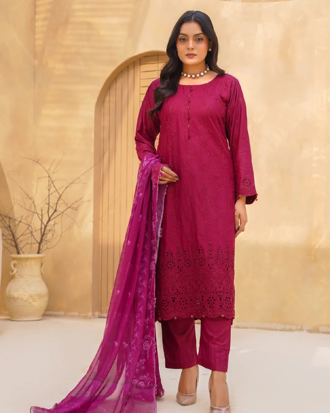 MAROON AMAARA COLLECTION DNZ NO-2001