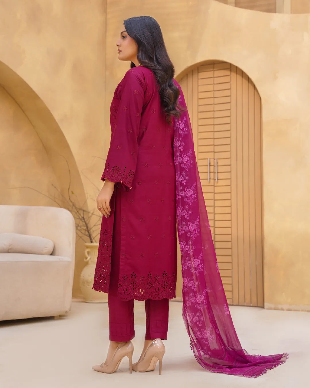 MAROON AMAARA COLLECTION DNZ NO-2001