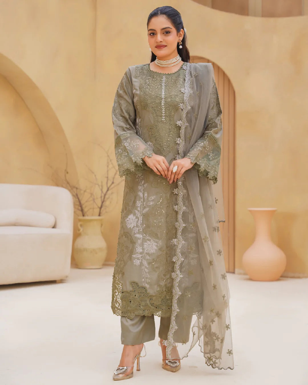 LIGHT OLIVE AMAARA COLLECTION DNZ NO-1608