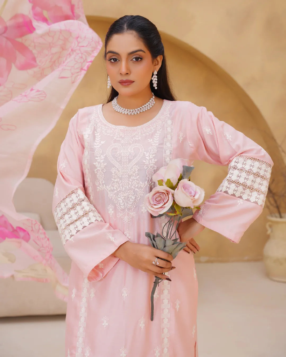 BLUSH PINK AMAARA COLLECTION DNZ NO-1523