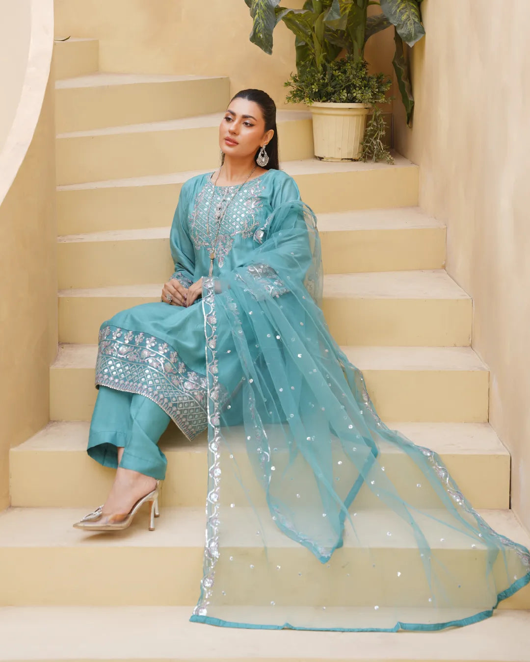 PASTEL BLUE AMAARA COLLECTION DNZ NO-1525