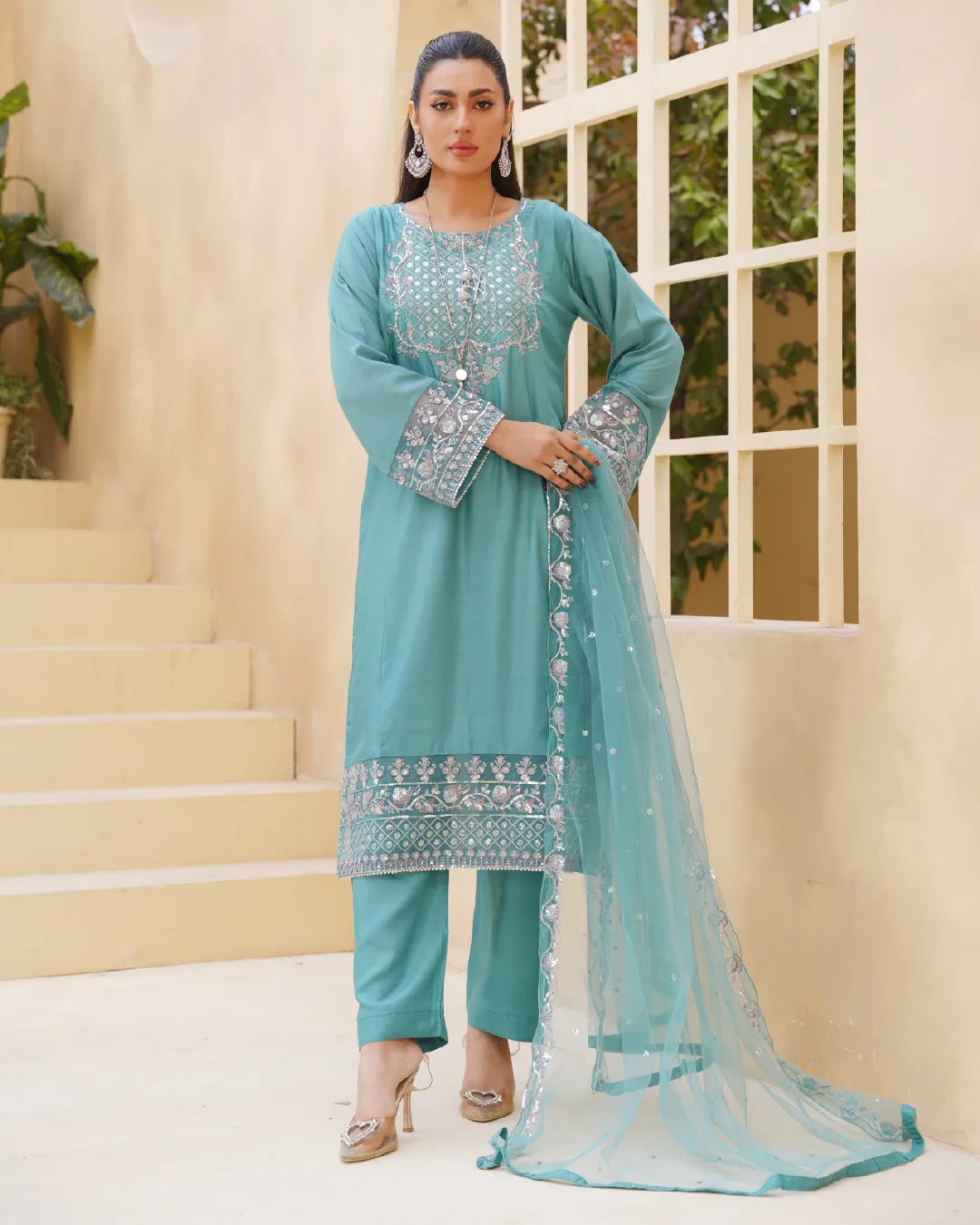 PASTEL BLUE AMAARA COLLECTION DNZ NO-1525