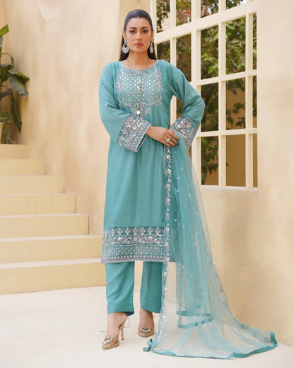 PASTEL BLUE AMAARA COLLECTION DNZ NO-1525