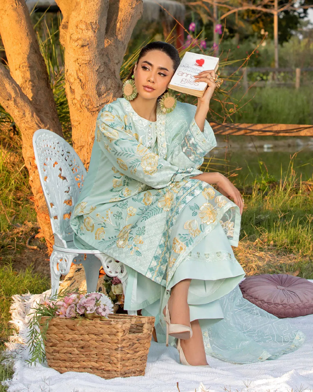 PISTA ALIZAH HEAVY EMBROIDERD COLLECTION DNZ NO-25