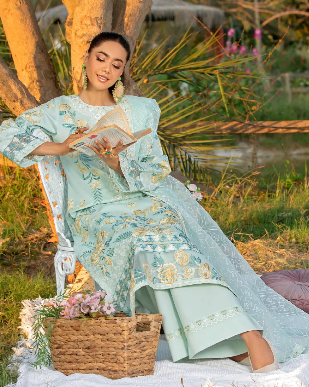 PISTA ALIZAH HEAVY EMBROIDERD COLLECTION DNZ NO-25