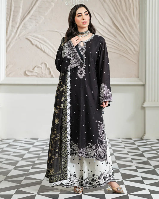 BLACK ALIZAH HEAVY EMBROIDERED COLLECTION DNZ NO-2