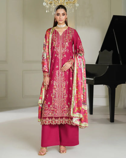 MAGENTA PINK ALIZAH HEAVY EMBROIDERED COLLECTION DNZ NO-20