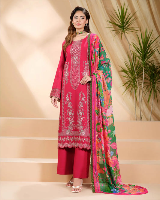 MAROON ALIZAH HEAVY EMBROIDERED COLLECTION DNZ NO-18