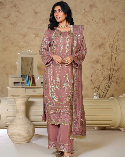 DUSTY PINK ZOYA HEAVY DESIGNER COLLECTION DNZ NO-350