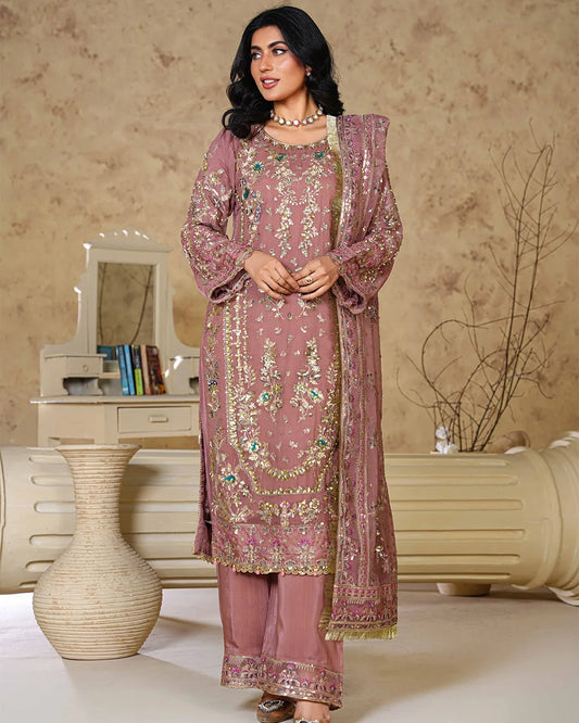 DUSTY PINK ZOYA HEAVY DESIGNER COLLECTION DNZ NO-350