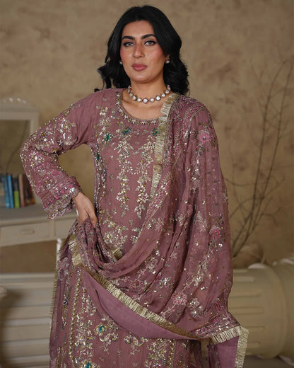 DUSTY PINK ZOYA HEAVY DESIGNER COLLECTION DNZ NO-350