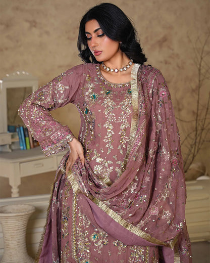 DUSTY PINK ZOYA HEAVY DESIGNER COLLECTION DNZ NO-350