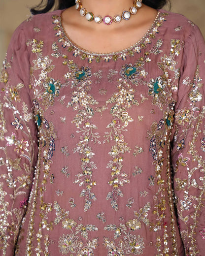 DUSTY PINK ZOYA HEAVY DESIGNER COLLECTION DNZ NO-350