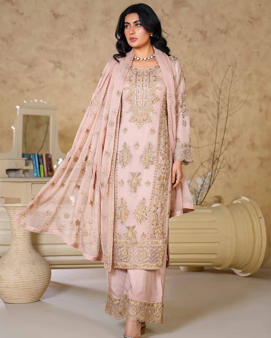 PINK ZOYA HEAVY DESIGNER COLLECTION DNZ NO-1945