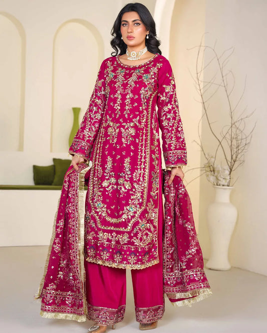 CHERRY PINK ZOYA HEAVY DESIGNER COLLECTION DNZ NO-350