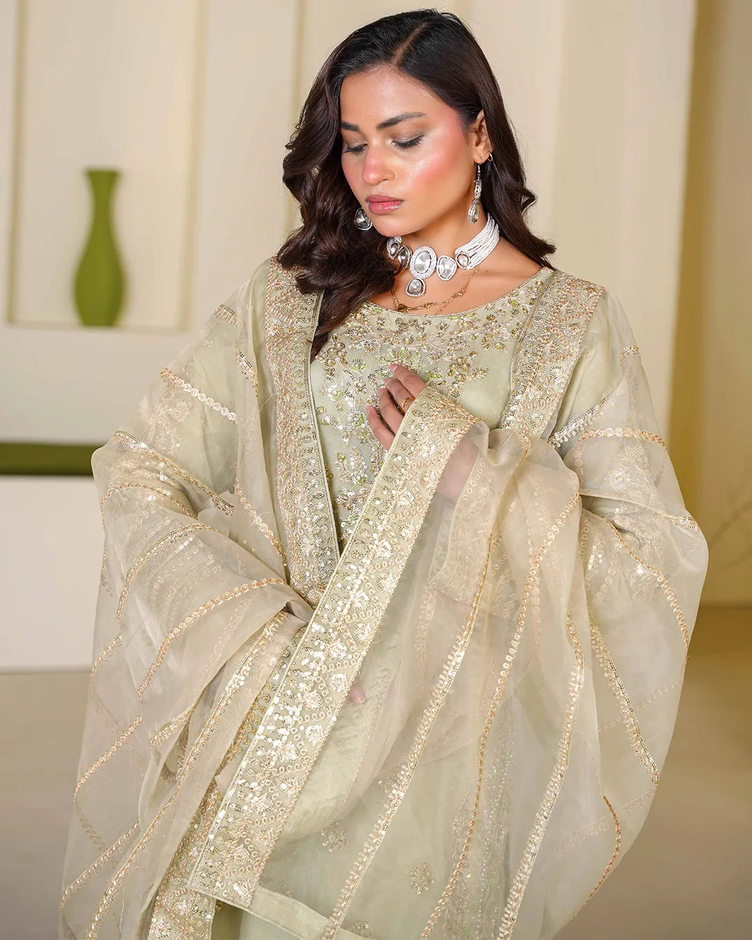 MINT ZOYA HEAVY DESIGNER COLLECTION DNZ NO-486