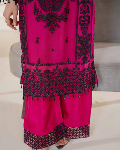 MAGENTA ZOYA HEAVY DESIGNER COLLECTION DNZ NO-1141